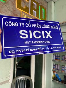 MẪU BIỂN TÊN CÔNG TY MICA ĐÀI LOAN