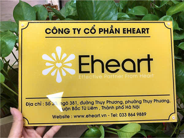 LÀM BẢNG CÔNG TY MICA  