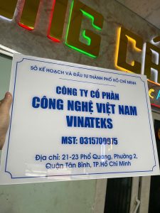 BIỂN TÊN CÔNG TY MICA