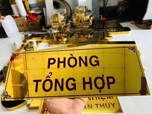 Thi công bảng tên văn phòng theo yêu cầu tại Bình Thạnh"