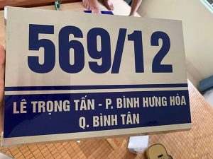 Dịch Vụ Làm Bảng Số Nhà Đẹp Tại Quận 1