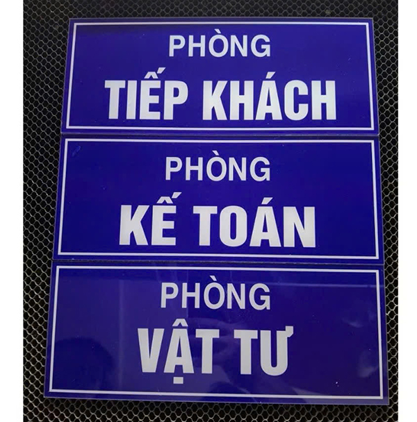 Mẫu bảng văn phòng mica in UV sắc nét, hiện đại”