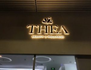 Thi công bảng hiệu inox đèn LED cho showroom cao cấp tại Phú Nhuận