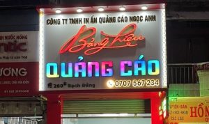 Thi công bảng hiệu mica công ty tại Quận Phú Nhuận