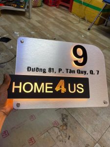 Biển tên công ty đèn LED Bình Thạnh: Thu hút ban đêm