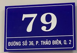Biển số nhà mica thiết kế theo yêu cầu – Giao nhanh trong ngày tại Quận 1