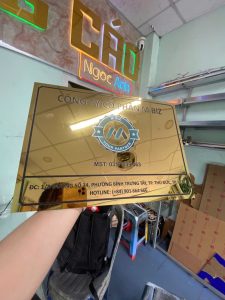 Làm bảng số nhà inox ăn mòn theo yêu cầu – Giá rẻ, thiết kế miễn phí