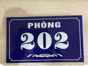 BẢNG TÊN PHÒNG MICA 