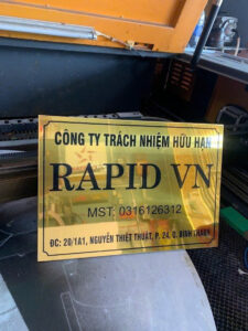 Bảng tên công ty alu