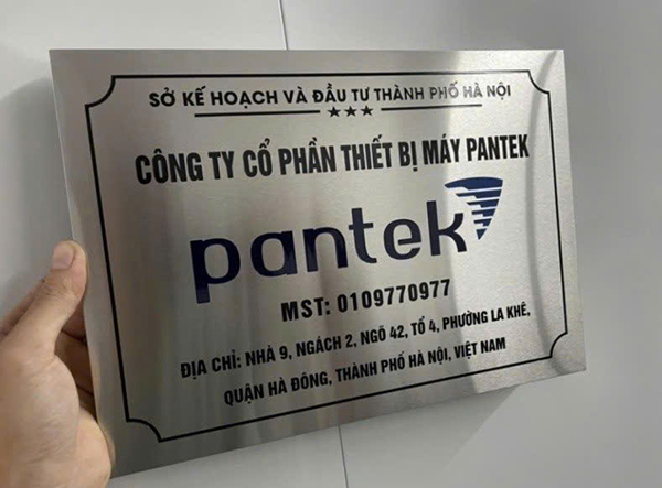 Bảng tên công ty inox quận 1