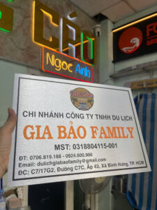 bề mặt alu làm bảng tên công ty quận 4 chống nước